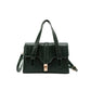 Fashionable Western-style Solid-color Crocodile-pattern Tote Bag