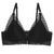 Gathering bra thin cup back bra