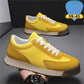 Mens Retro Running Shoes With Thick Sole For Height Increase