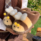 Cute Little Bee Fuzzy Slippers, Women's New Autumn Collection