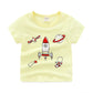 Children's summer cartoon print T-shirt