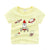 Children's summer cartoon print T-shirt