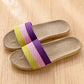Linen Slippers Deodorizing Sweat-absorbing And Quiet