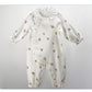 Lemon Organic Cotton Newborn Girl's Jumpsuit