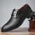 Mens Stylish Formal Pointed-toe Lace-up Leather Shoes