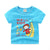 Children's summer cartoon print T-shirt
