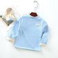 New children's autumn and winter plus velvet base shirt