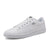 Mens Minimalist Casual White Shoes With A Flat Heel