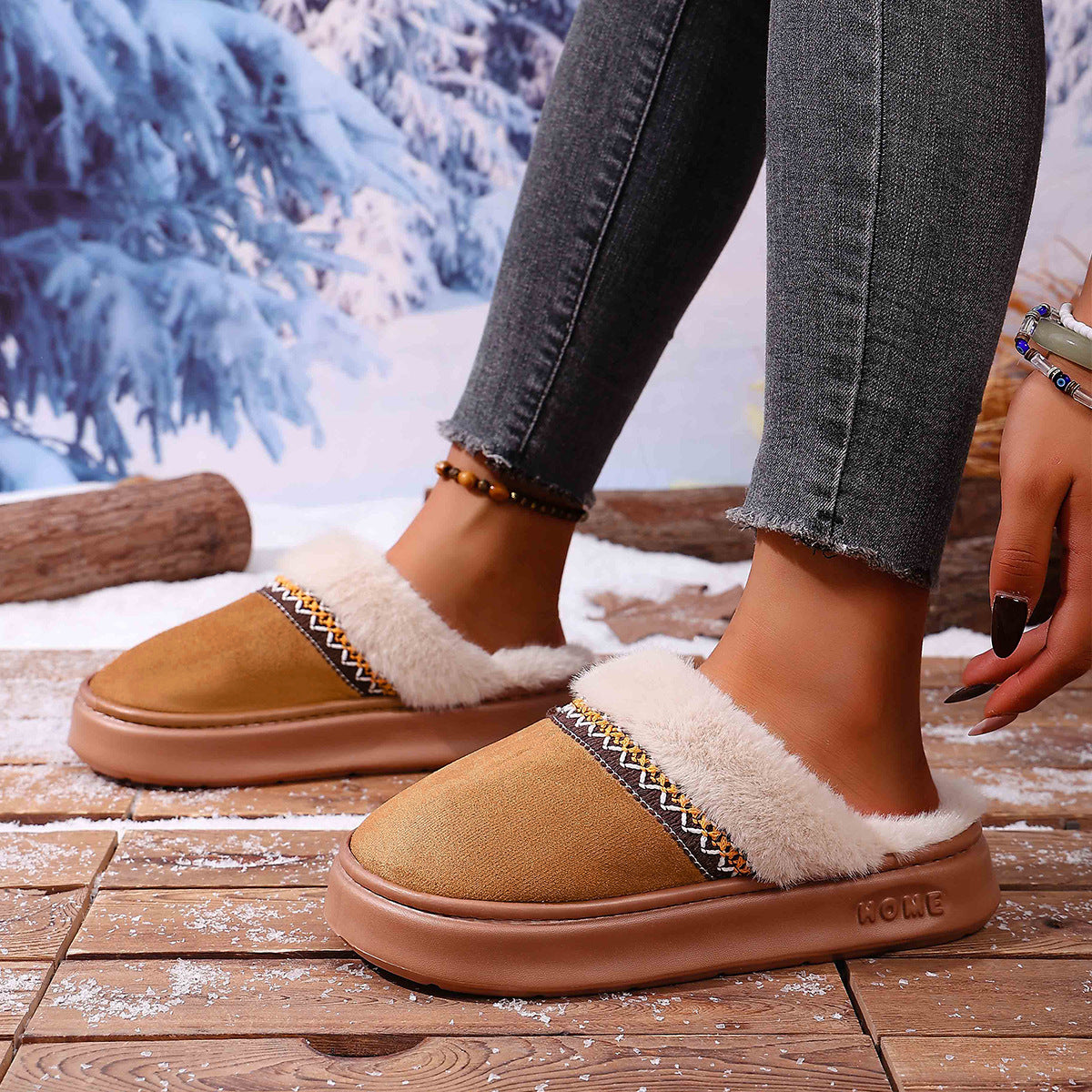 Versatile Cotton Shoes For Couples In Winter