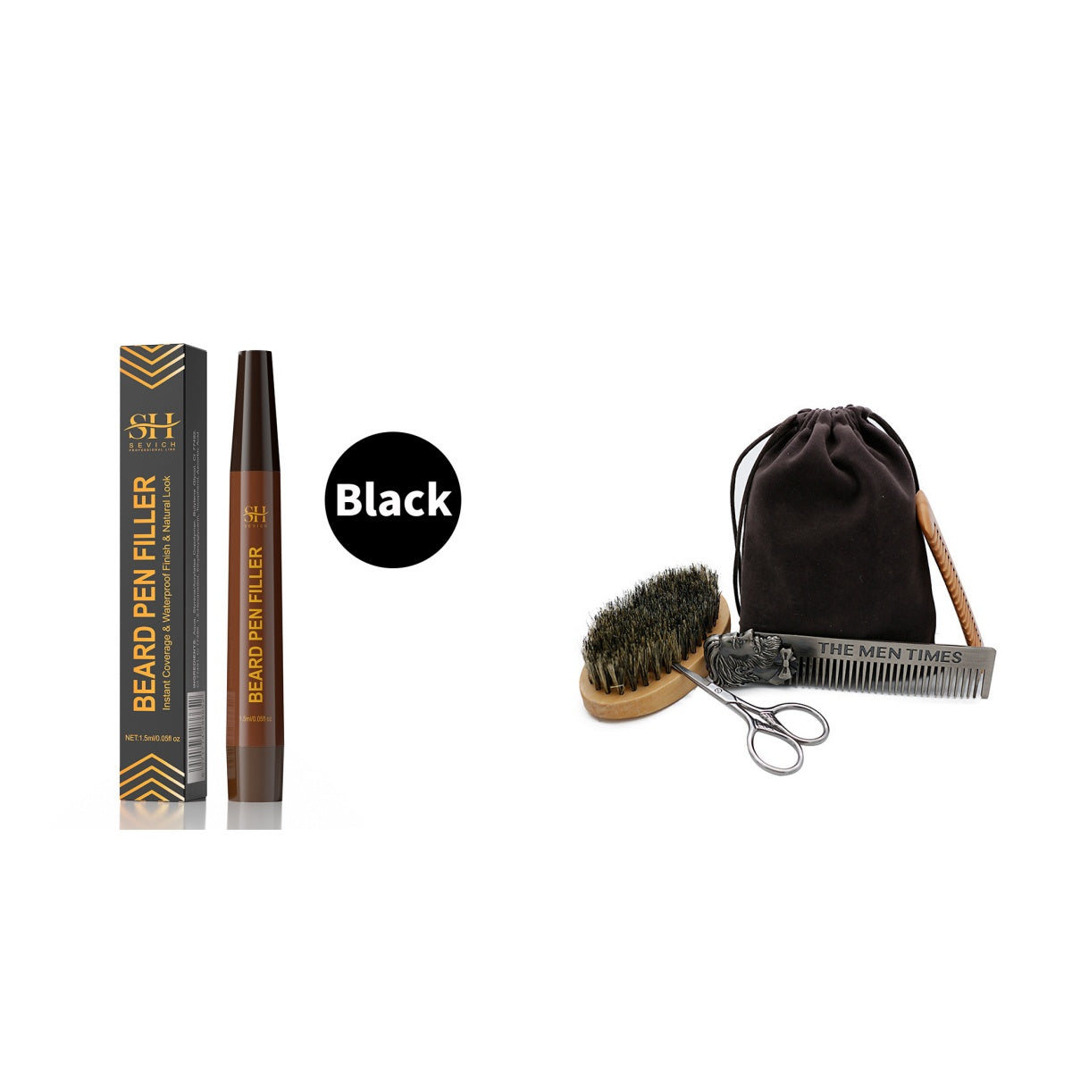 Men's Beard Eyebrow Hairline Headline Filler Sweatproof And Waterproof Natural Not Easy To Fade