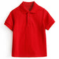 Children's Polo Shirt With Solid Color Cotton Lapel