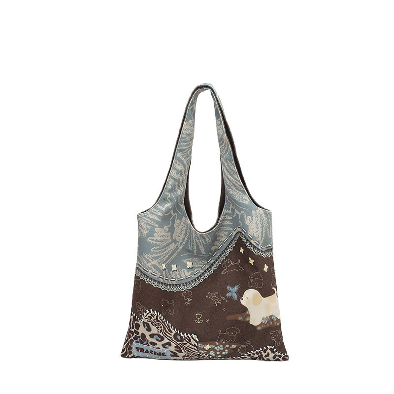 High-Capacity Commuter Bag With A Sleek Leopard Print For Work Or Everyday Use