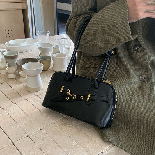 Retro Portable And Stylish Shoulder Bagcrossbody Bag