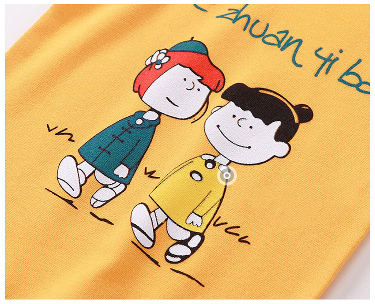 Children's Long-sleeved Underwear Cotton Bottoming Shirt