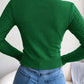 European & American Fashion Hollow Out Cable Knit Long Sleeve Sweater