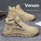 Trendy Mens Slip-resistant Workwear Shoes, Versatile Mens Footwear With A Zipper