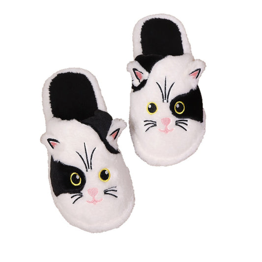 Women's Cotton Slippers Minimalist Design Winter Cartoon Pattern