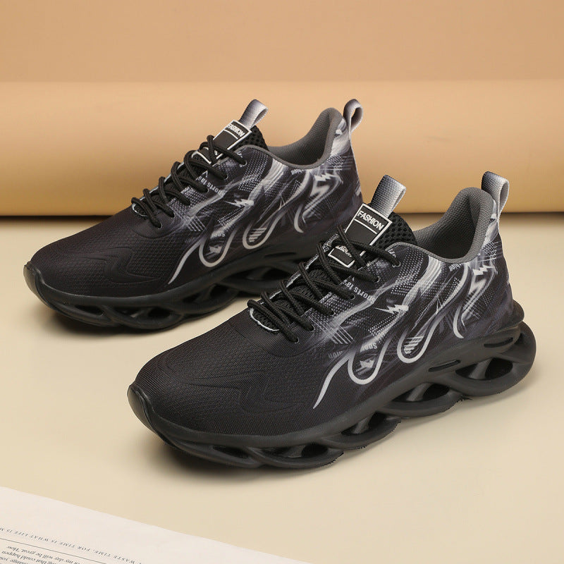 Sneakers Casual Braided Design With A Thick Sole