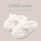 Warmth-Keeping Cotton Slippers For Couples Mens Non-Slip Fuzzy Indoor Postpartum Shoes