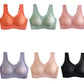 Gathered invisible vest bra beautiful back bra
