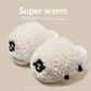 New Women's Winter Cartoon Sheepskin Cotton Slippers For Indoor Wear