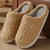 Thick-soled, Warm Plaid Plush Slippers For Indoor Winter Wear