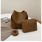 Sophisticated Winter Bucket Bag Set A Versatile Minimalist Single-shoulder Crossbody Bag