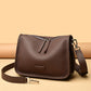 High-capacity Leather Womens Bag A Stylish Saddle-style Commuter Bag For Women