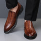 Mens Casual British-style Pointed Leather Shoes