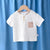 Children's Breathable Half Sleeve Cotton And Linen Top T-shirt