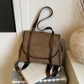 Retro High-capacity Shoulder Bag For Casual And Commuting Use