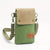 Solid-color Three-layer Crossbody Phone Bag Made Of Canvas