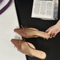 Womens Versatile Fashionable Low-Heel Bow Slippers