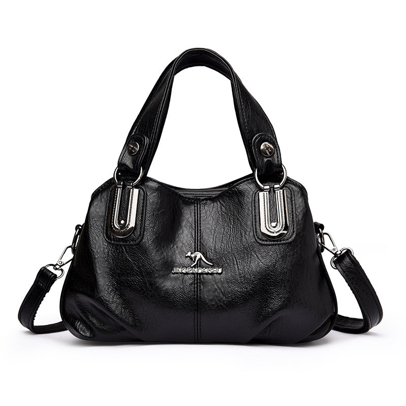 European And American-style Handbag Made From Soft Leather