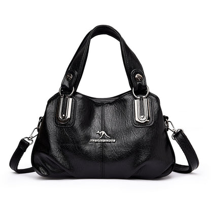 European And American-style Handbag Made From Soft Leather