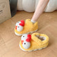 Cute Chick Cotton Slippers Women Winter 2025 New Home Indoor