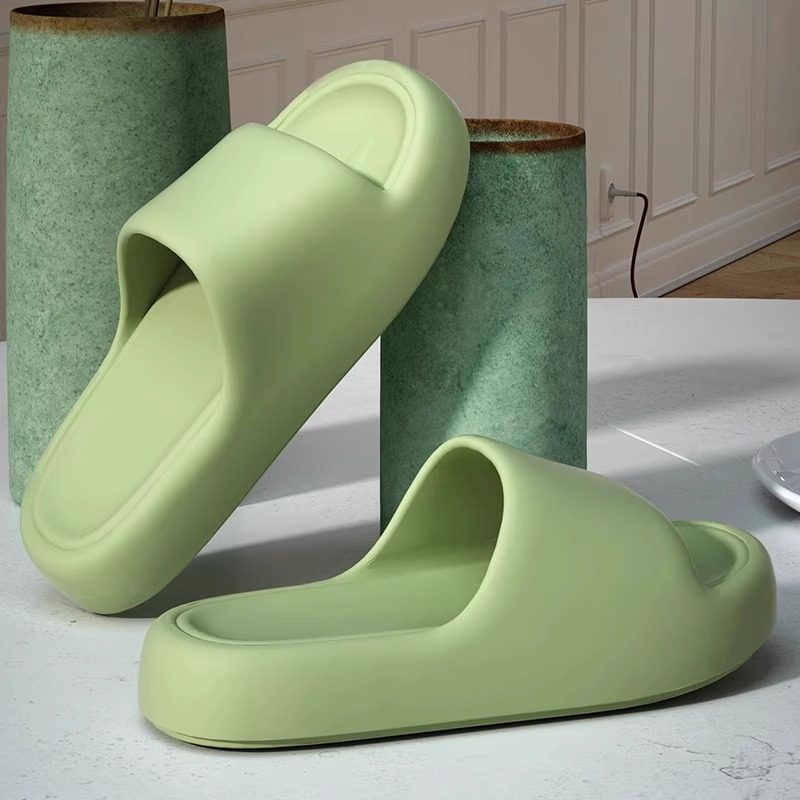 New Indoor Anti Slip Odor Proof Silent Thick Soled Slippers
