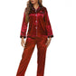 Pajamas Women's Long Sleeve Sleepwear Soft Button Loungewear Pjs Set Nightwear