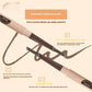Makeup Color Rendering Double Head Extremely Thin Waterproof And Sweat-proof Eyebrow Pencil