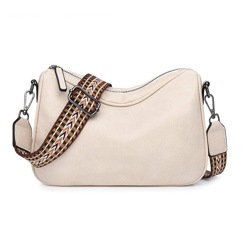 Versatile Trendy Korean-style Womens Soft Crossbody Bag