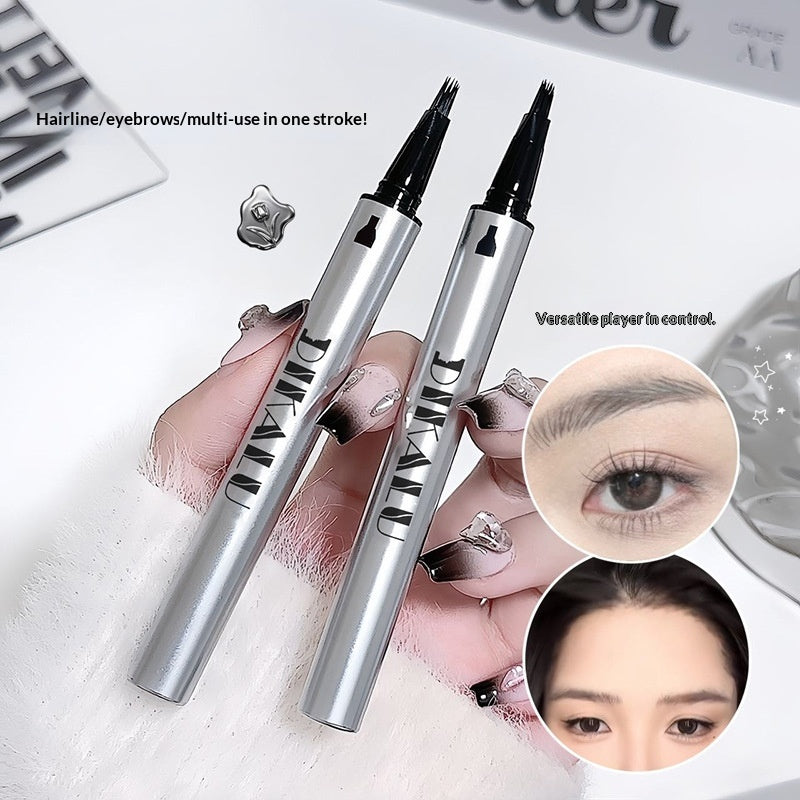 Multi-Effect Plush Waterproof And Sweat-Proof Eyebrow Pencil