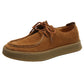 Versatile Suede Sneakers In British Style Made From Genuine Leather