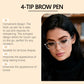Three-dimensional Natural Four-pronged Eyebrow Pencil