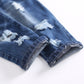 Boys' Fashion Simple Denim Suspender Pants