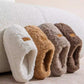 Womens Plush Thick Soled Cotton Slippers Warm Non Slip Perfect For Indoor Home Wear
