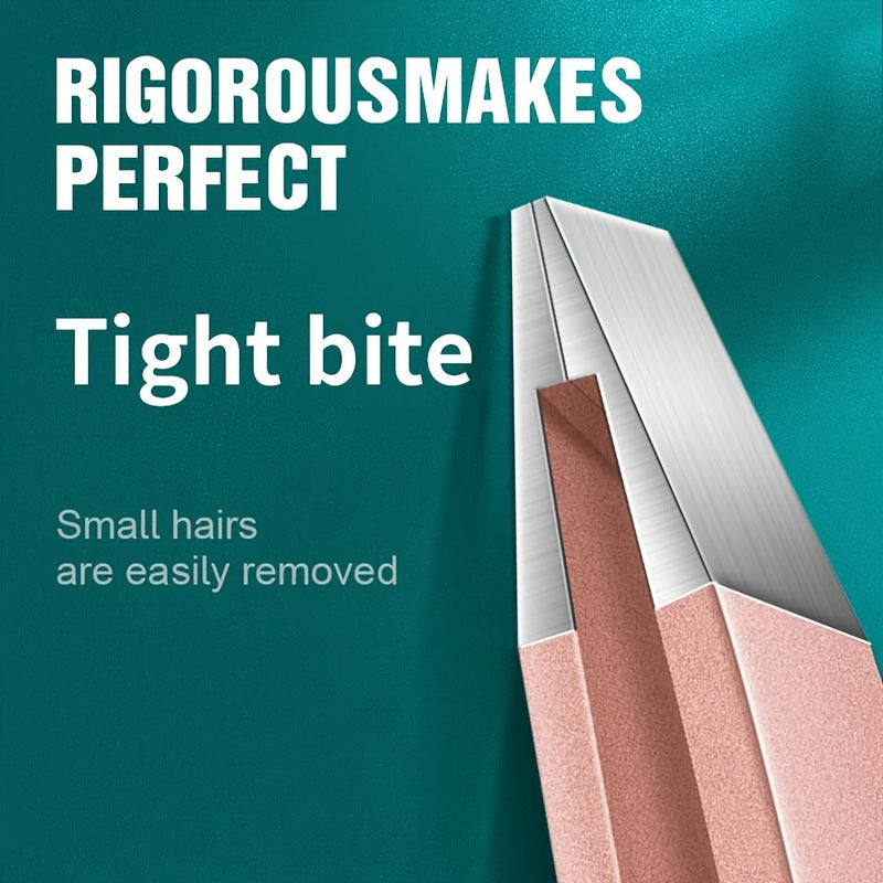 Eye Tweezer 4-piece Set Manicure Expert Eye-brow Knife Portable Tool Tweezers