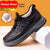 Mens Fleece-Lined Warm Soft-Soled Casual Sneakers