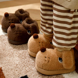Cartoon Puppy Funny Warm Home Cotton Boots