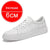 Mens Invisible Height Increasing Thick Soled Elevating Shoes Mens Casual White Trendy Athletic Sneakers
