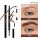Waterproof And Sweat-proof Distinct Look Three-dimensional Line Carving Triangle Eyebrow Pencil